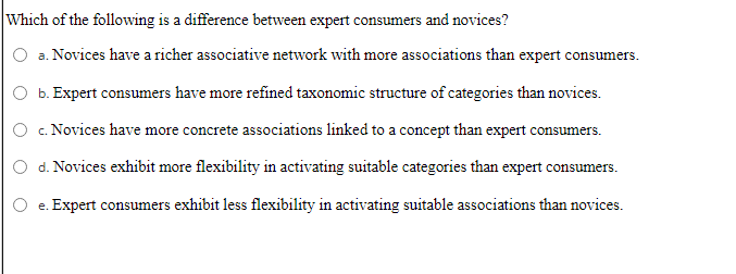 Which of the following is a difference between