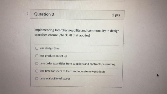 Question 2 2 pts Productivity (check all that