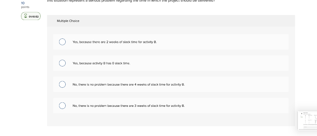 Managing Projects 18 CONSIDER THE FOLLOWING