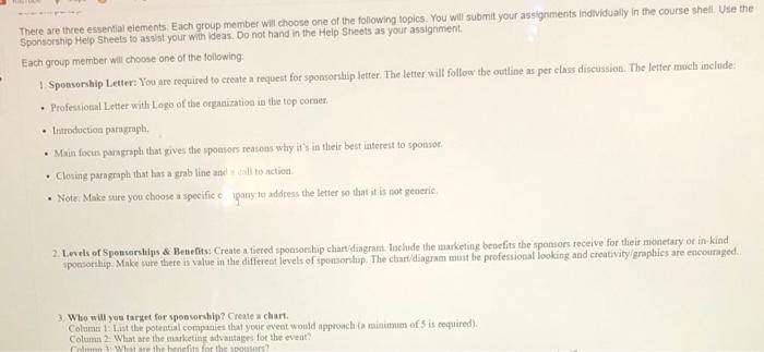 i just need information regarding three elements