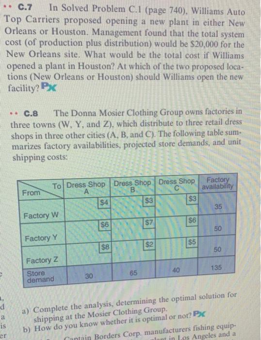 c.7 & c.8 C.7 In Solved Problem C.1 (page 740),