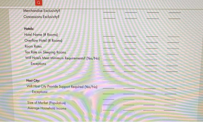 example example of those Request for Proposal