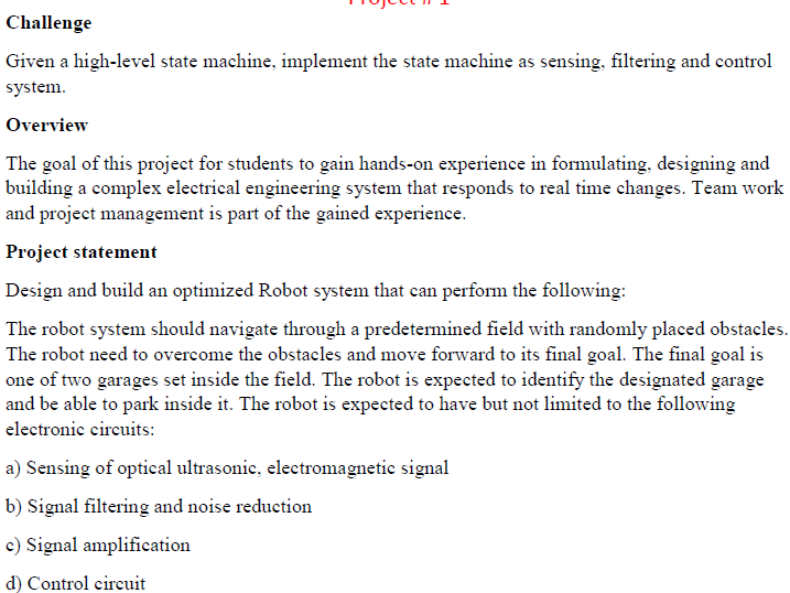 Challenge Given a high-level state machine,