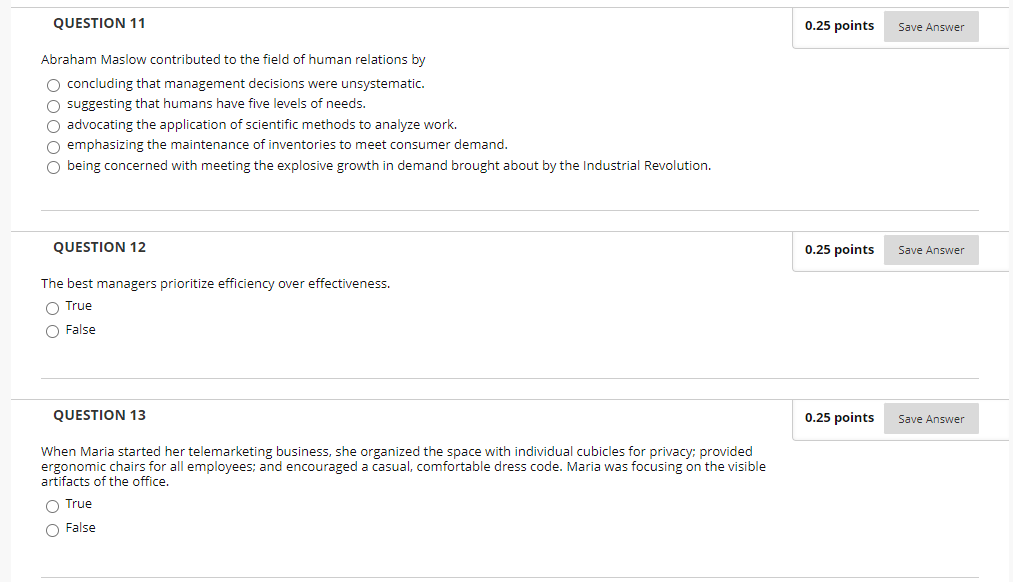 QUESTION 11 0.25 points Save Answer Abraham