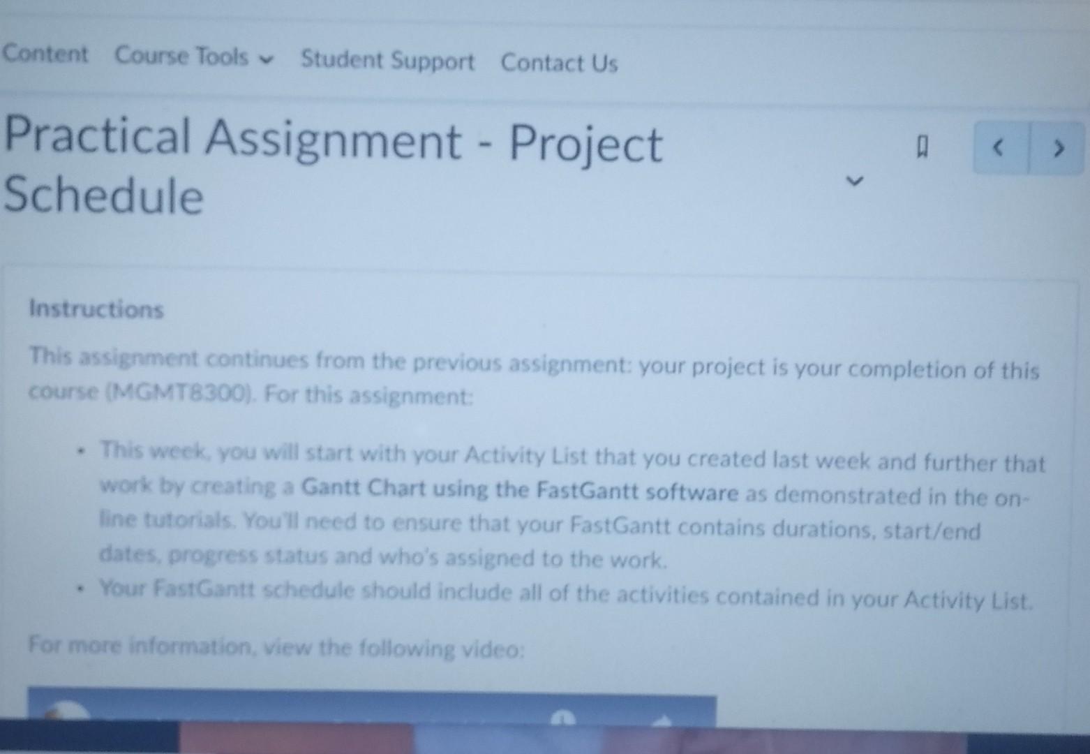 Content Course Tools Student Support Contact Us 0