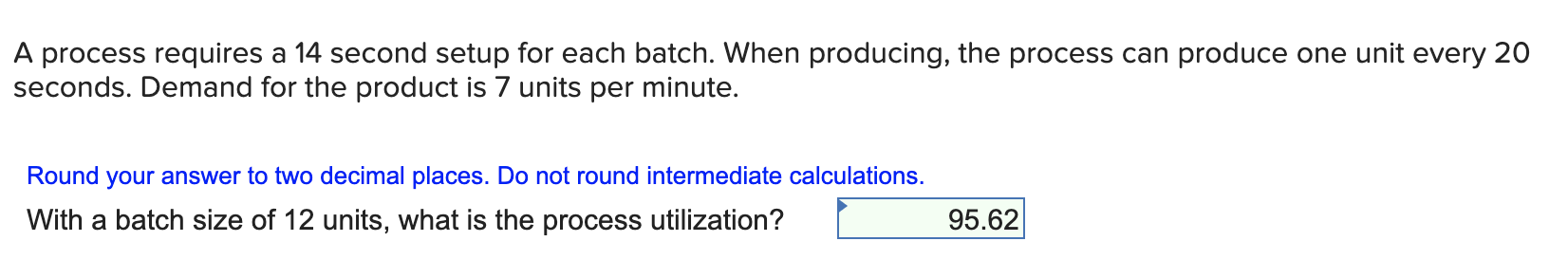 process requires a 14 second setup for each