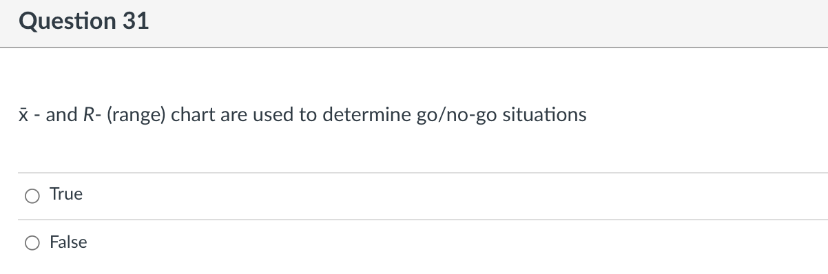 Question 29 Calculate the upper and lower control