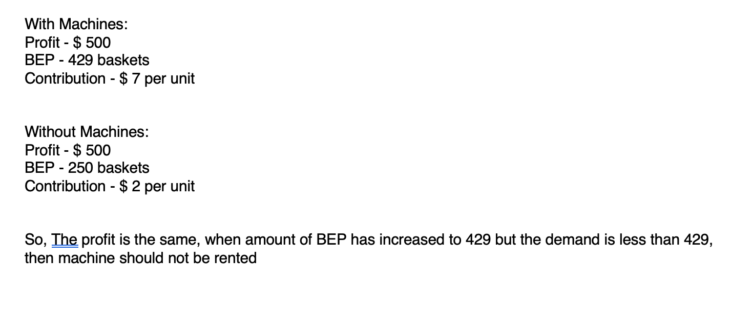 Solve it Based on Previous tasks: 3. Calculate