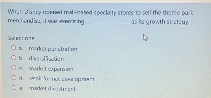 In developing the mission statement for a retail