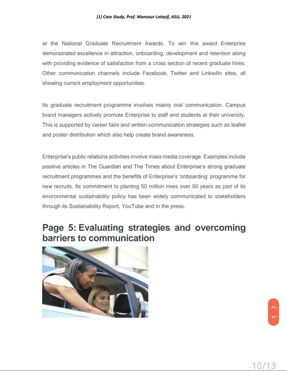 (1) Case Study, Prof. Mansour Lotayif, ASU, 2021