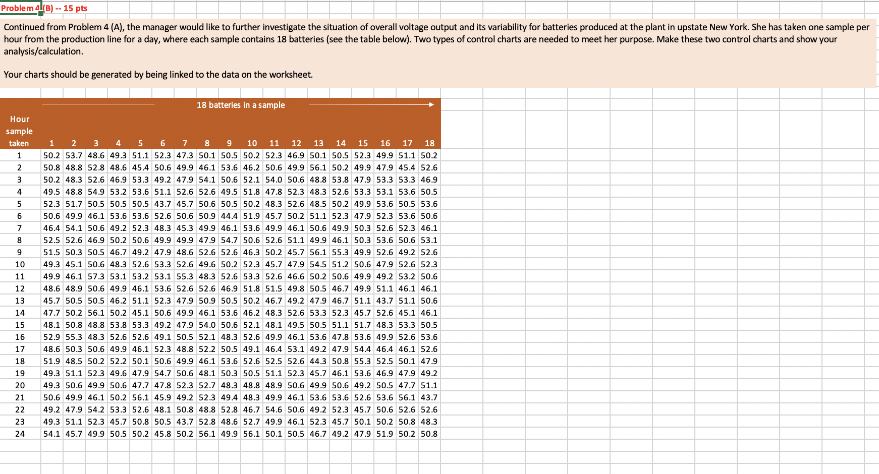 Please answer and show excel calculations.