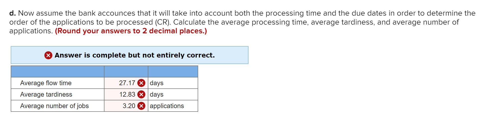 Additional Problem 16-1 (Algo) A bank receives