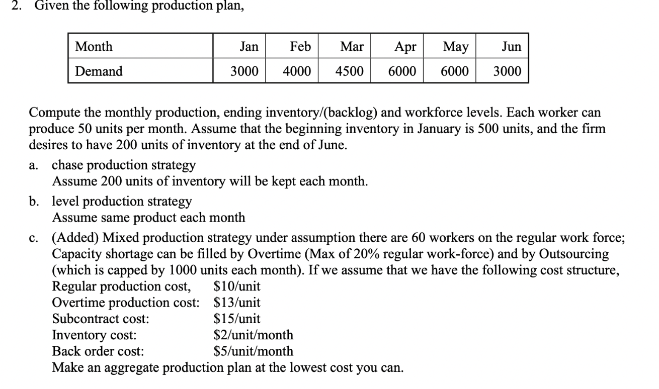 need help ASAP please 2. Given the following