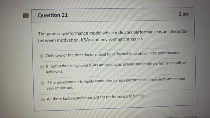 Question 3 2 pts Input into the development phase