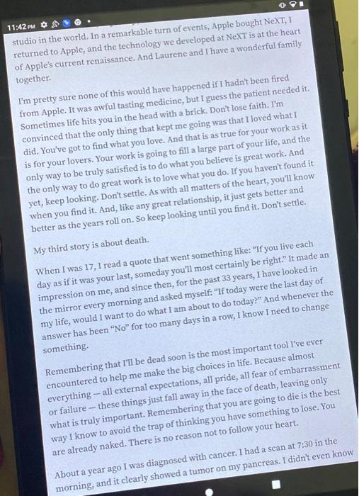 Do you feel the speech was well-organized? Why or