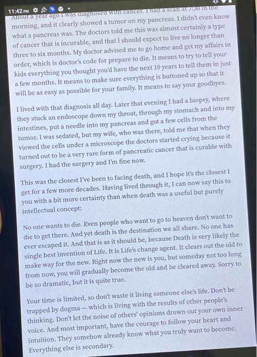 Do you feel the speech was well-organized? Why or