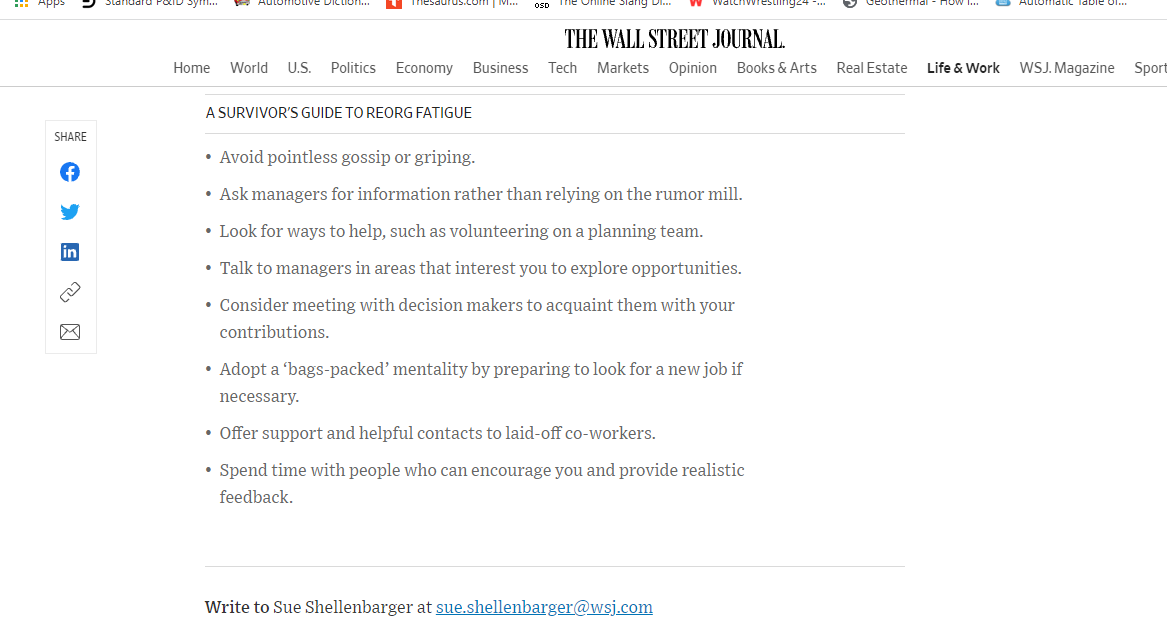 According to the article " How to Navigate Yet