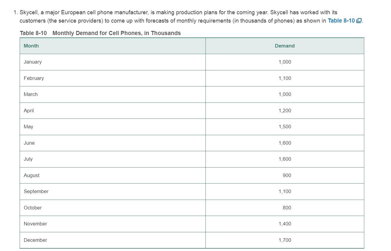Please answer question #2 1. Skycell, a major