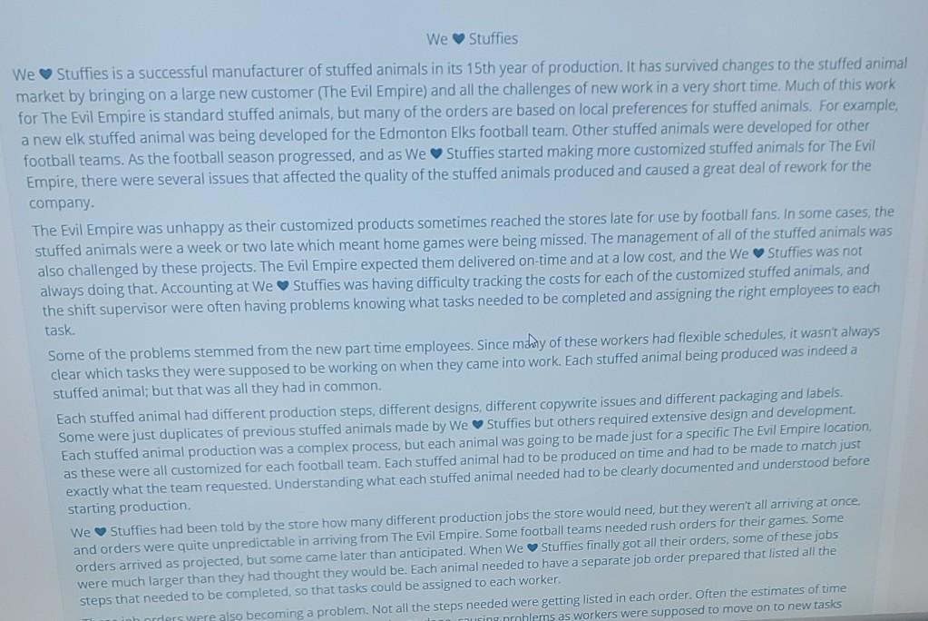 We Stuffies We Stuffies is a successful