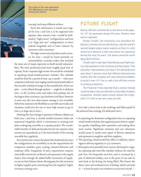 Q1) Read the article The missing ingredient? by