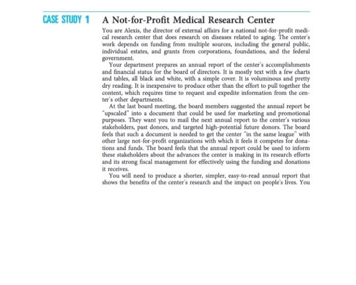 write in 800 words Part 2 I. Develop an estimated