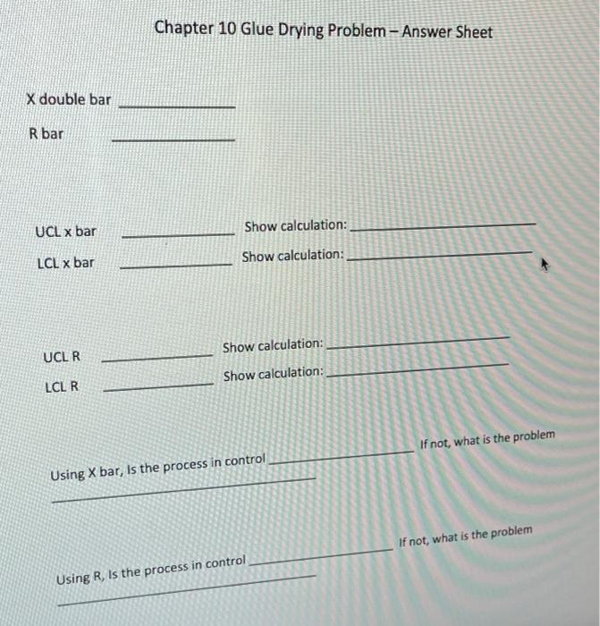 A quality inspector took five samples, each with