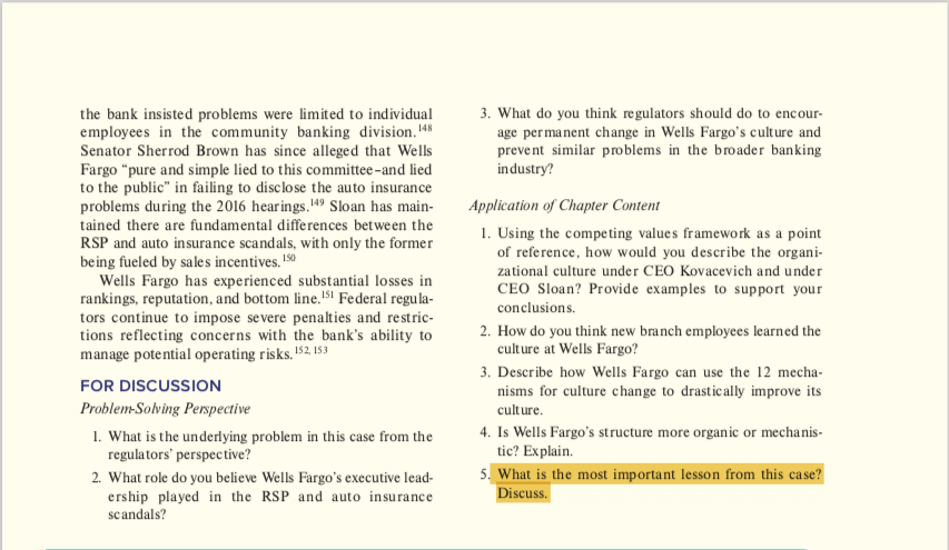 ONE QUESTION ONLY: What is the most important