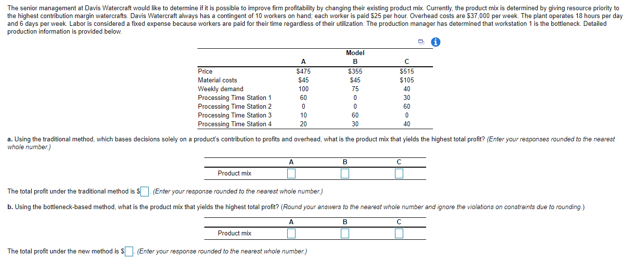 The senior management at Davis Watercraft would
