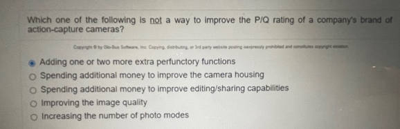 Which one of the following is not a way to