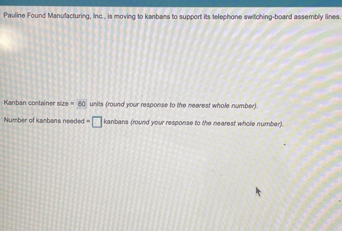 Pauline Found Manufacturing, Inc., is moving to
