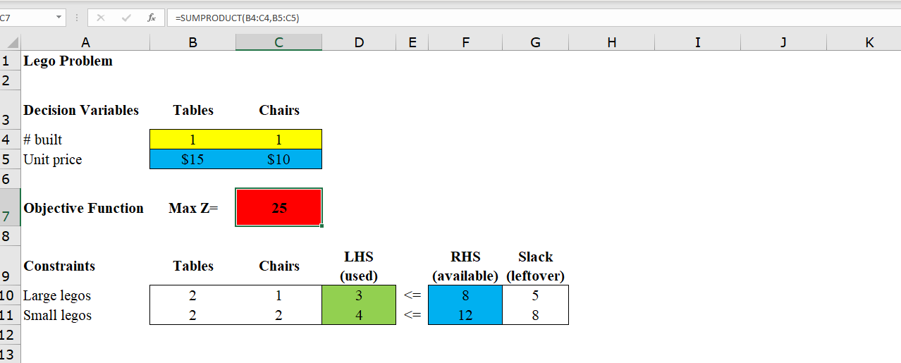 Suppose you are given another 10 medium legos and