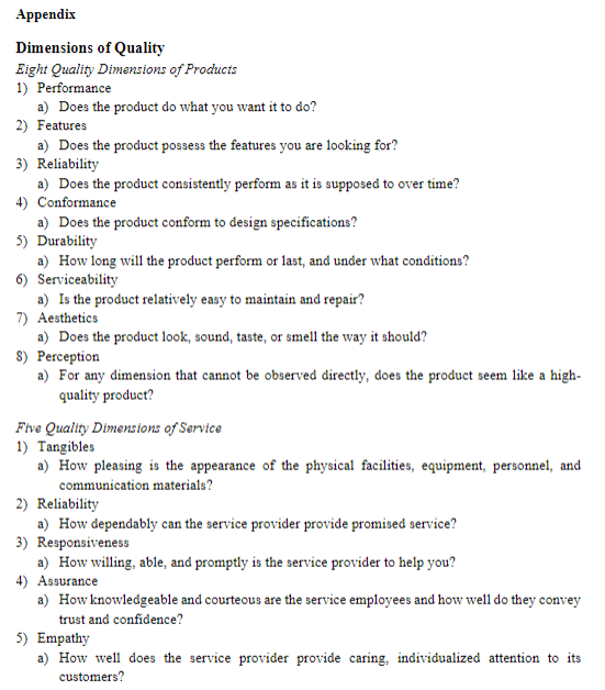 Case: Chipotles Quality Problems Scenario: You
