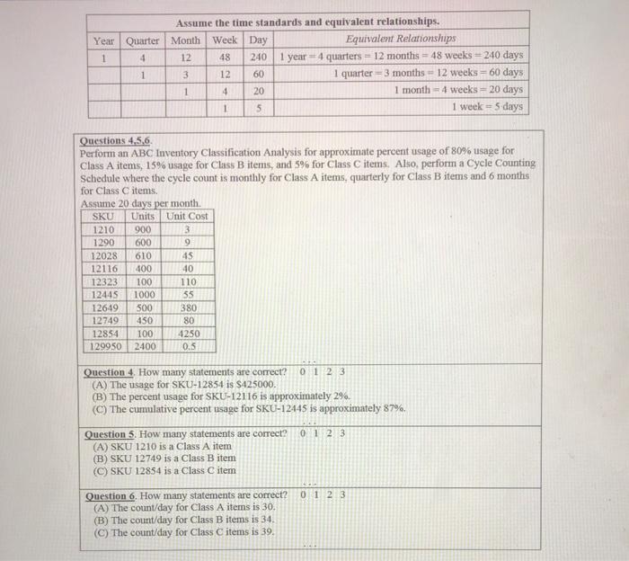 Need help with those please Assume the time