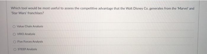 Which tool would be most useful to assess the