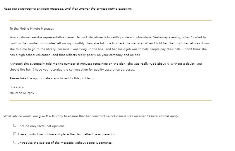 5. Delivering constructive criticism Delivering