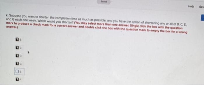 Help Save & Exit Submit Check my work The R&D