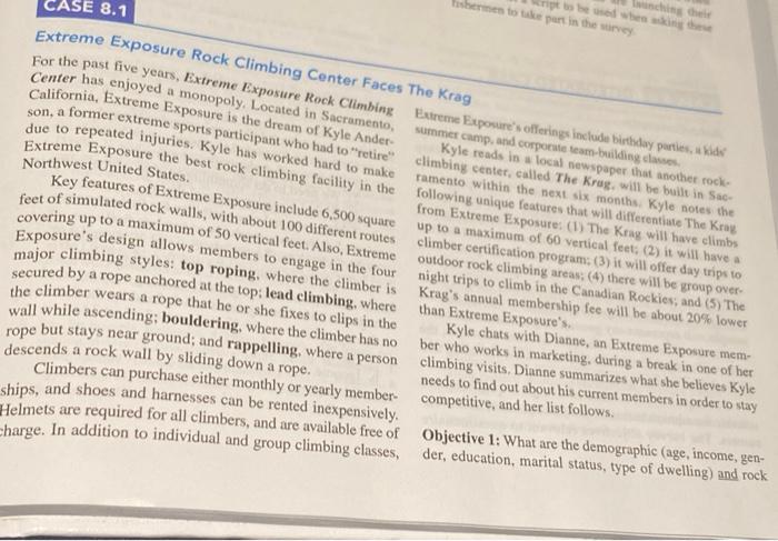 question : for each research objective name the