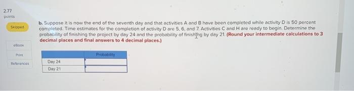 Check my work 4. Problem 17-7 (Static) Three