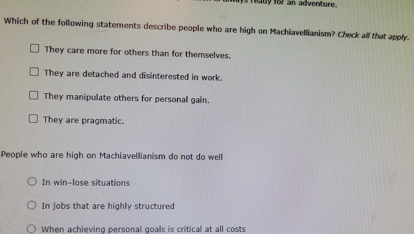 Teddy for an adventure. Which of the following