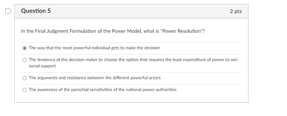 Question 5 2 pts In the Final Judgment