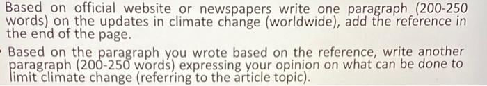 total 500 words Based on official website or