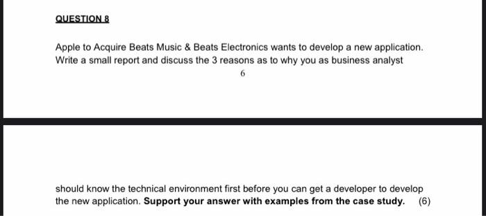 Case study: Apple to Acquire Beats Music & Beats
