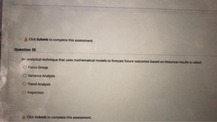 Moving to another question will save this