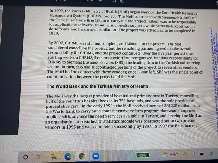 please answer the case stidy as soon as possible