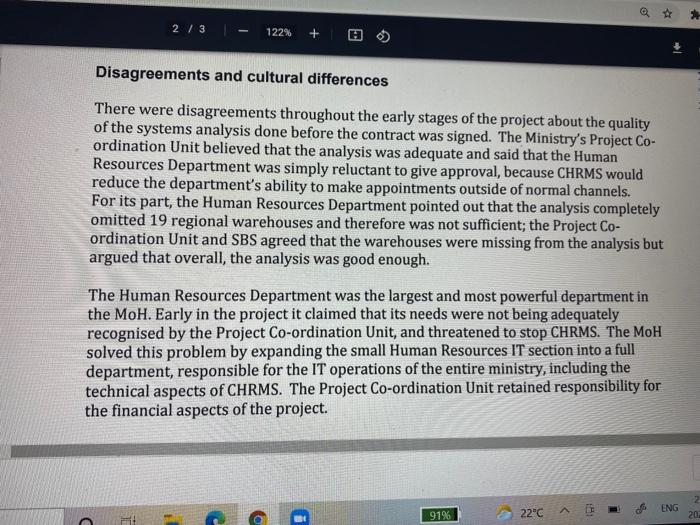 please answer the case stidy as soon as possible