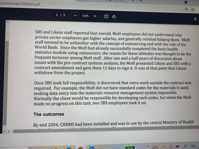 please answer the case stidy as soon as possible