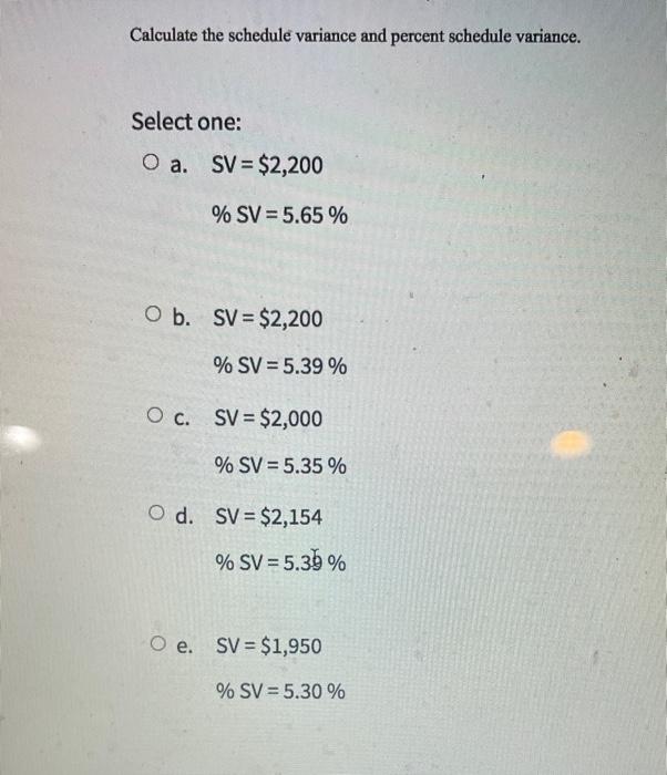2) The roll-up schedule below outlines a