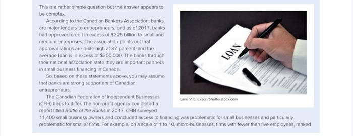 LOAN This is a rather simple question but the