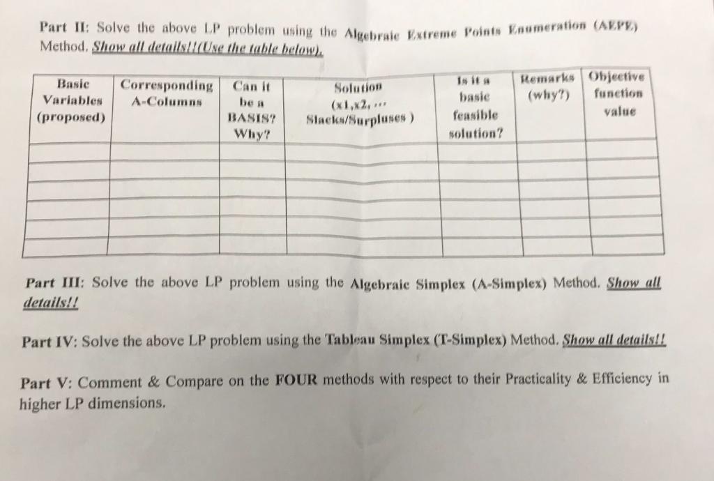 3. (4 points) Consider the modified "Reddy Mikks
