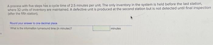 confused A process with five steps has a cycle